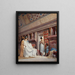 Badeszene - Anatolio Scifoni — gerahmtes Bild an der Wand