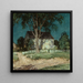 Alte Farm, Connecticut - Willard Leroy Metcalf — gerahmtes Bild an der Wand