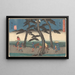 Akasaka - Andō Hiroshige — gerahmtes Bild an der Wand