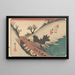 Annaka - Andō Hiroshige — gerahmtes Bild an der Wand