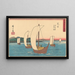 Arai - Andō Hiroshige — gerahmtes Bild an der Wand