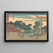 Fujisawa - Andō Hiroshige — gerahmtes Bild an der Wand