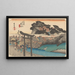 Temple Fujisawa Yugyōji - Andō Hiroshige — gerahmtes Bild an der Wand