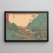 Hakone - Andō Hiroshige — gerahmtes Bild an der Wand