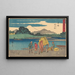 Hiratsuka - Andō Hiroshige — gerahmtes Bild an der Wand