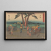 Ishibe - Andō Hiroshige — gerahmtes Bild an der Wand