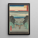 Reproduktion des Gemäldes Kanaya - Andō Hiroshige