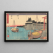 Kuwana - Andō Hiroshige — gerahmtes Bild an der Wand