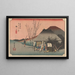 Maruko, berühmte Teeladen Meibutsu Cha Mise - Andō Hiroshige — gerahmtes Bild an der Wand