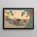Mishima - Andō Hiroshige — gerahmtes Bild an der Wand