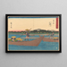 Mitsuke - Andō Hiroshige — gerahmtes Bild an der Wand