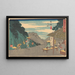 Okabe - Andō Hiroshige — gerahmtes Bild an der Wand