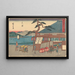 Ōtsu - Andō Hiroshige — gerahmtes Bild an der Wand