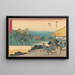 Sakonashita - Andō Hiroshige — gerahmtes Bild an der Wand