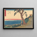 Shirasuka - Andō Hiroshige — gerahmtes Bild an der Wand