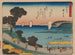 Tokaido-Gemälde, fünfzig-drei Stationen, Plan 04 - Andō Hiroshige — Ansicht des Kunstwerks