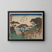 Tokaido gojusantsugi, planche 5 - Andō Hiroshige — gerahmtes Bild an der Wand
