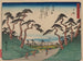 Tokaido gojusantsugi, planche 6 - Andō Hiroshige — Ansicht des Kunstwerks