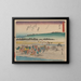 Tokaido gojusantsugi, planche 25 - Andō Hiroshige — gerahmtes Bild an der Wand
