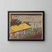 Tokaido gojusantsugi, planche 40 - Andō Hiroshige — gerahmtes Bild an der Wand