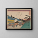 Tokaido gojusantsugi, planche 41 - Andō Hiroshige — gerahmtes Bild an der Wand
