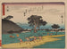 Tokaido gojusantsugi, planche 46 - Andō Hiroshige — Ansicht des Kunstwerks