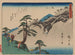 Tokaido gojusantsugi, planche 49 - Andō Hiroshige — Ansicht des Kunstwerks