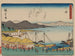 Tokaido gojusantsugi, planche 54 - Andō Hiroshige — Ansicht des Kunstwerks