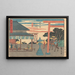 Yokkaichi - Andō Hiroshige — gerahmtes Bild an der Wand