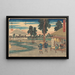 Yoshiwara - Andō Hiroshige — gerahmtes Bild an der Wand