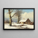 On ramène du bois - Anders Andersen-Lundby — gerahmtes Bild an der Wand