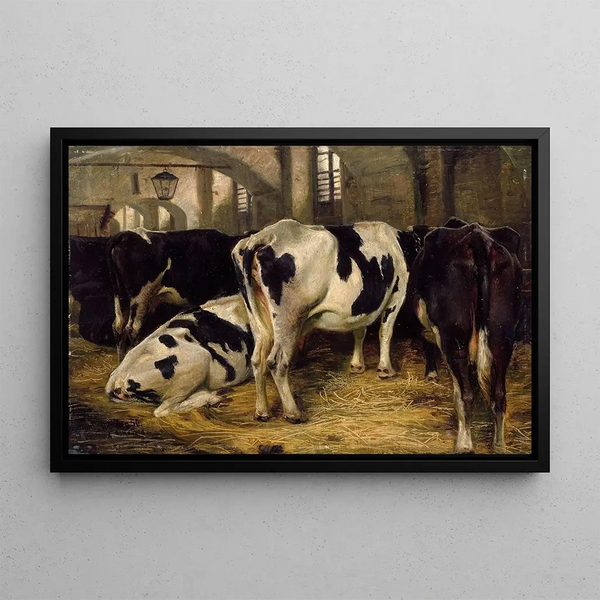 Stall - Anders Askevold — gerahmtes Bild an der Wand