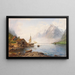 Fjord norwegischer Sognefjord - Anders Askevold — gerahmtes Bild an der Wand