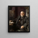 Künstlerischer Kunstdruck des Gemäldes Réalisateur Frans R. Heiss - Anders Zorn — gerahmtes Bild an der Wand