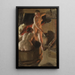 Mädchen aus Dalarna beim Baden - Anders Zorn — gerahmtes Bild an der Wand