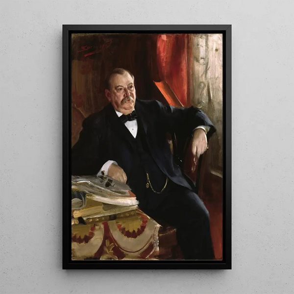 Reproduktion des Gemäldes Grover Cleveland - Anders Zorn