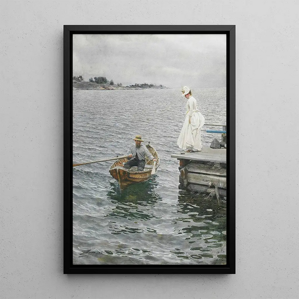 Sommarnje - Anders Zorn — gerahmtes Bild an der Wand
