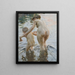 Eine erste - Anders Zorn — gerahmtes Bild an der Wand