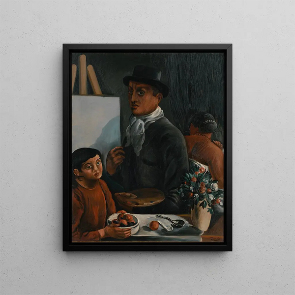 L'Artiste dans son atelier - André Derain — gerahmtes Bild an der Wand
