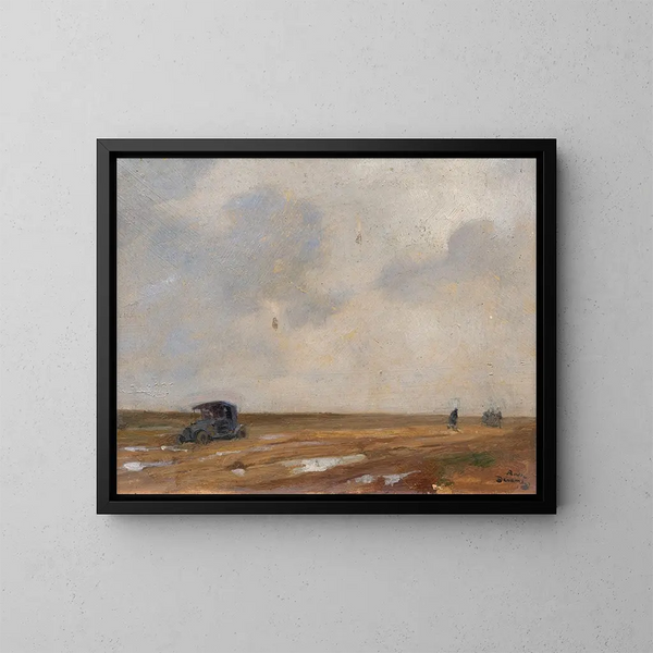 Der Klassenrückkehr - André Devambez — gerahmtes Bild an der Wand