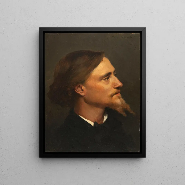 Joseph Félix Bouchor - André Gill — gerahmtes Bild an der Wand