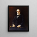 Jules Vallès 1832-1885 Schriftsteller und Journalist - André Gill — gerahmtes Bild an der Wand