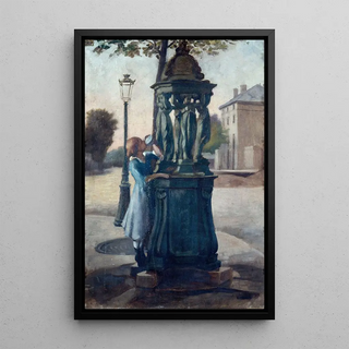 Andr Gill - Une fontaine Wallace.webp