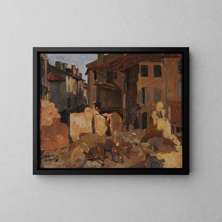 Andr Victor douard Devambez - Ruines rue Mautrot.webp
