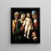 La Sainte Famille - Andrea Mantegna — gerahmtes Bild an der Wand