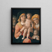 Die Jungfrau mit Kind mit den Heiligen Joseph, Elisabeth und Johannes dem Täufer - Andrea Mantegna — gerahmtes Bild an der Wand