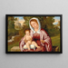 Madone und Kind - Andrea Previtali — gerahmtes Bild an der Wand