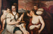 Venus, die das Liebesband bindet - Andrea Schiavone — Ansicht des Kunstwerks