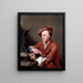 Louis François Roubiliac - Andrea Soldi — gerahmtes Bild an der Wand