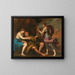 Lot et ses filles - Andrea Vaccaro — gerahmtes Bild an der Wand